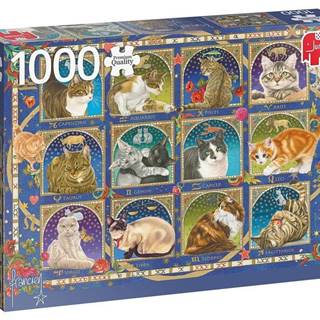 Jumbo Puzzle Mačacie horoskop 1000 dielikov