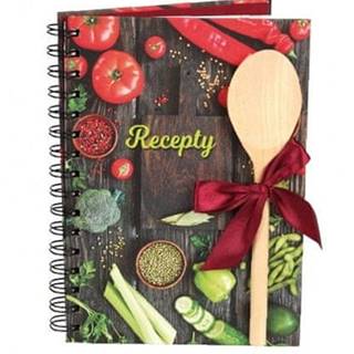 Kniha na recepty s vařečkou Vegetables