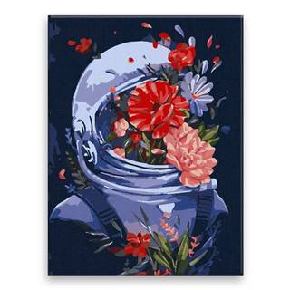 Malujsi Maľovanie podľa čísel - Kvetinový vesmír - 60x80 cm,  plátno vypnuté na rám