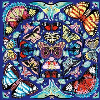 Mudpuppy  Štvorcové puzzle Kaleidoskop s motýľmi 500 dielikov značky Mudpuppy