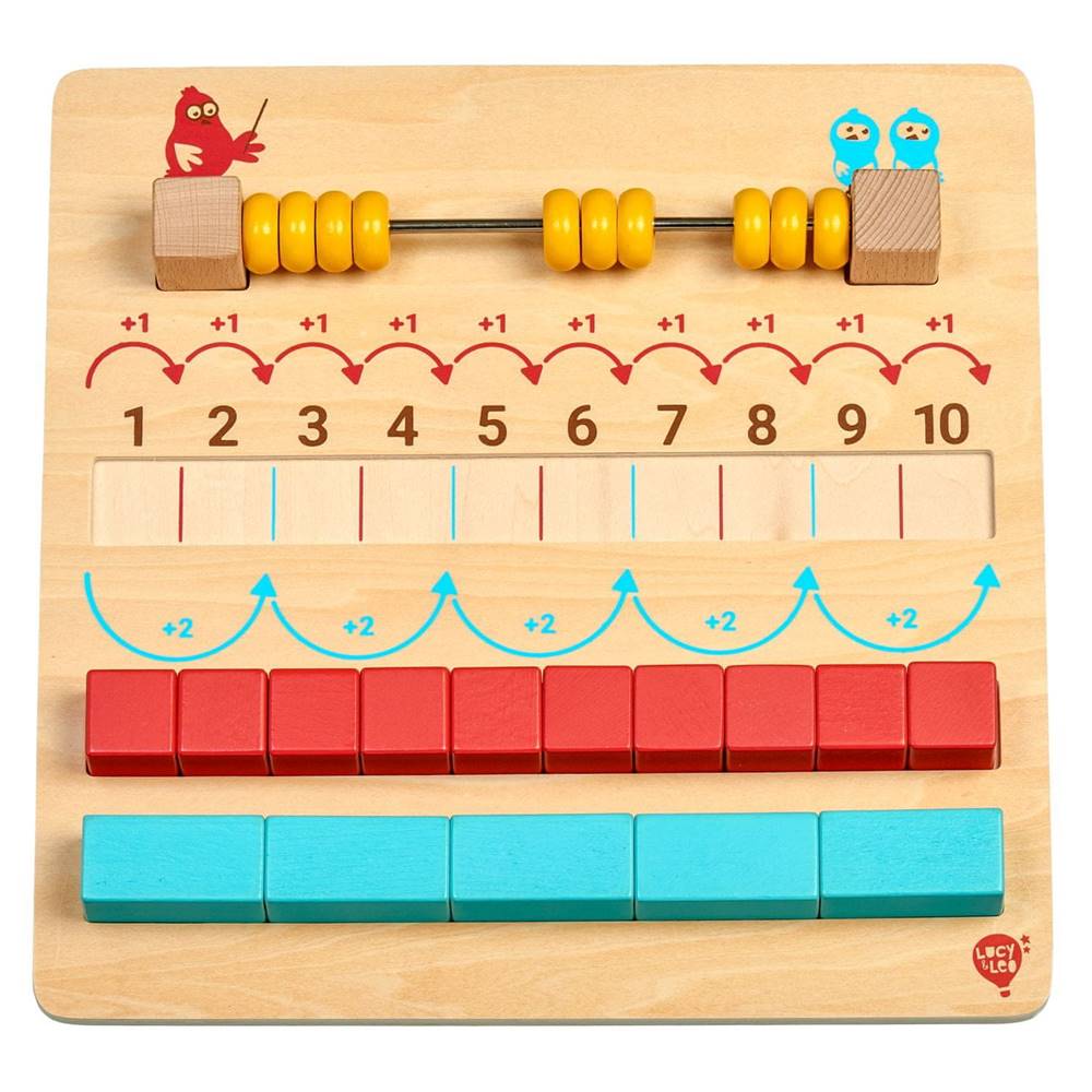Lucy&Leo  Moja prvá matematická hra - drevená herná súprava značky Lucy&Leo