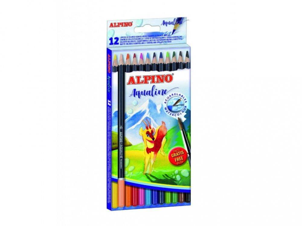 Alpino  Krabica 12 ceruziek akvarel Aqualine značky Alpino