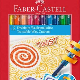 Faber-Castell Voskovky vysúvacie Twist set 12 farebné