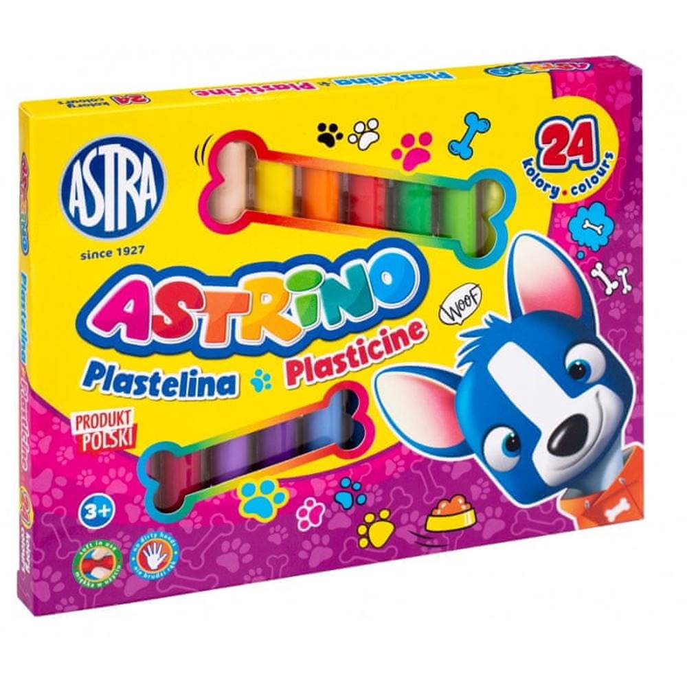 Astra  ASTRINO Školská plastelína 24 farieb,  303221004 značky Astra