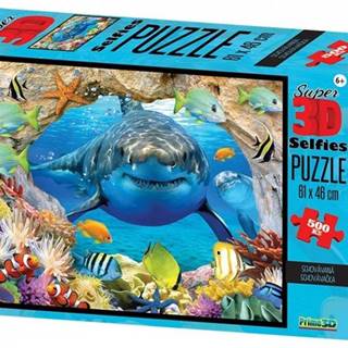 Prime 3D  Puzzle Schovávačka so žralokom 3D 500 dielikov značky Prime 3D