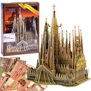 JOKOMISIADA 3D puzzle Bazilika Sagrada Familia 223 dielikov. ZA3785
