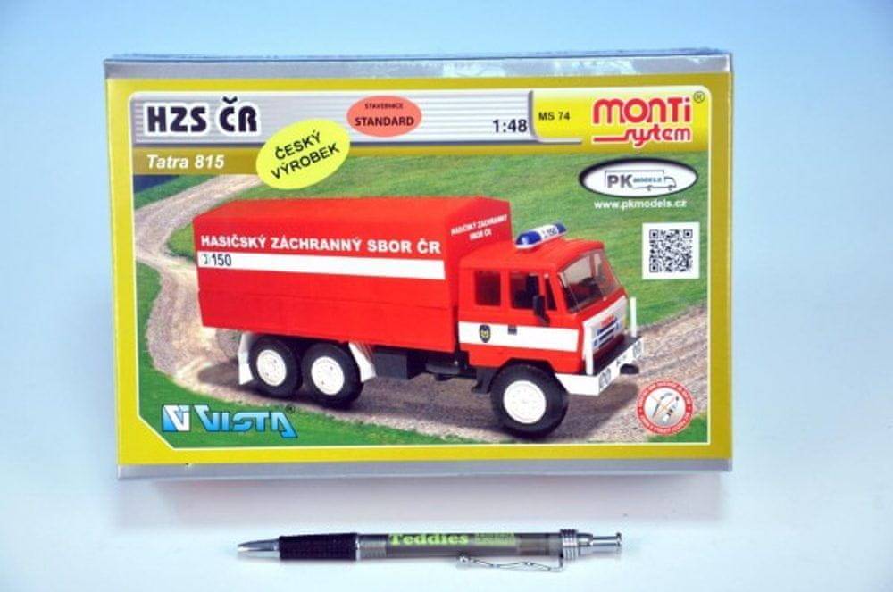 VISTA  Monti System 74 Tatra 815 hasiči ČR 1:48 značky VISTA