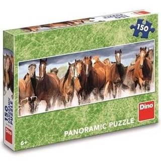 DINO  Puzzle Kone vo vode Panoramic 150 dielikov značky DINO