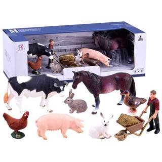JOKOMISIADA Farma - farmár so zvieratkami,  maľované figúrky