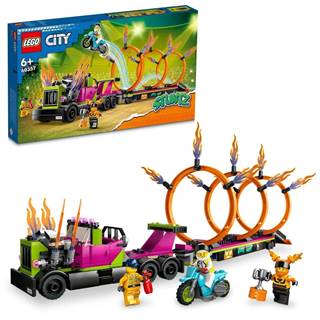 LEGO  City 60357 Ťahač s ohnivými kruhmi značky LEGO