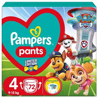 Pampers  Active Baby Pants Paw Patrol Nohavičkové plienky veľ. 4 (72 ks plienok) 9-15 kg značky Pampers