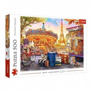 Trefl Puzzle Prázdniny v Paříži 500 dílků 48x34cm v krabici 40x27x4, 5cm