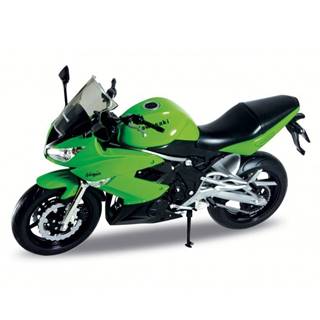 Welly  Motocykel Kawasaki Ninja 650R 1:10 zelený značky Welly