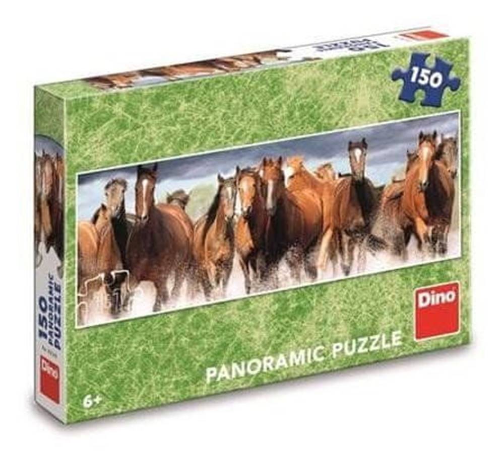 DINO  Puzzle Kone vo vode Panoramic 150 dielikov značky DINO