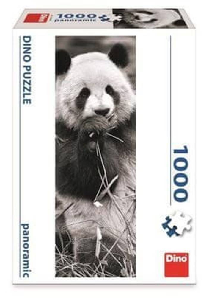 DINO  Puzzle Panda v tráve 1000 dielikov panoramic značky DINO