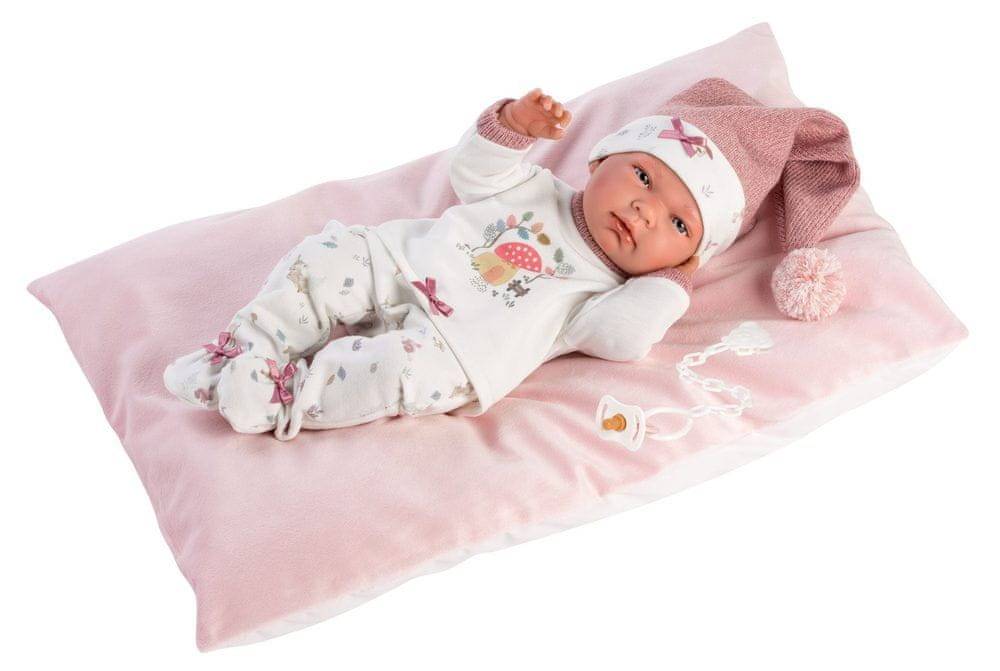 Llorens  73880 New Born Dievčatko reálna bábika bábätko s celovinylovým telom 40 cm značky Llorens