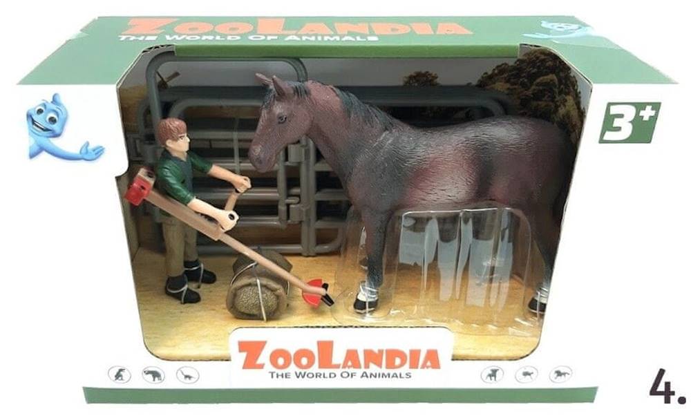 Mikro Trading  Zoolandia kôň s doplnkami 4druhy  značky Mikro Trading