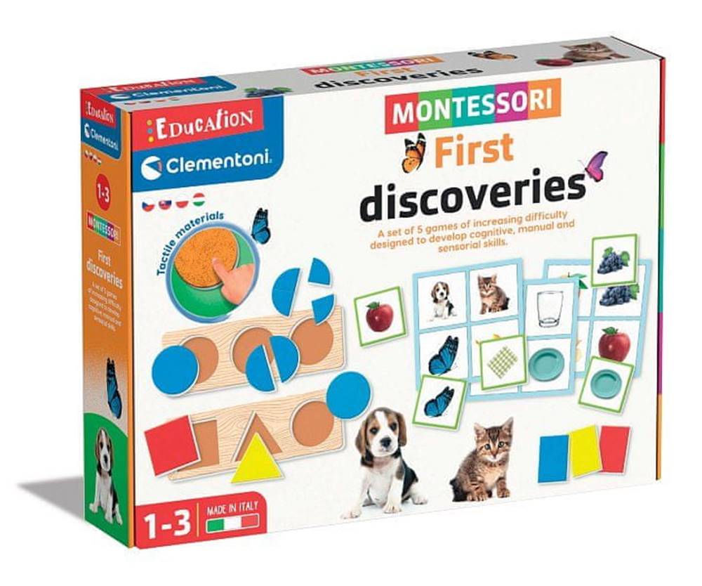  Montessori - prvé objavy,  6 hier