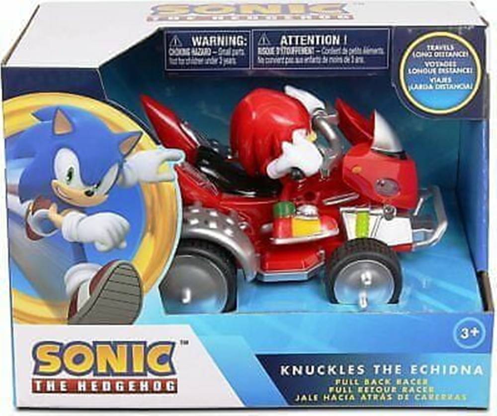 Sonic  Autíčko pull back červené značky Sonic