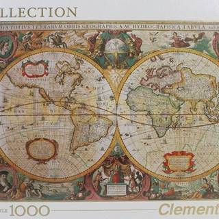 Clementoni Puzzle Antická mapa sveta 1000 dielikov