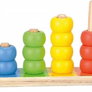  Farby a počítanie: drevená hračka