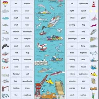 LARSEN  Puzzle Angličtina 8: Na mori 64 dielikov značky LARSEN
