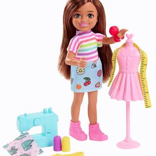 Mattel Barbie Chelsea v povolaní - Módna návrhárka GTN86