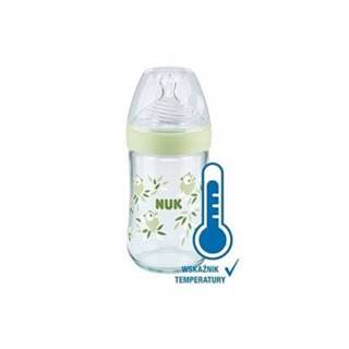 Nuk  dojčenská fľaša Anti-colic s kontrolou teploty 240 ml - zelená značky Nuk