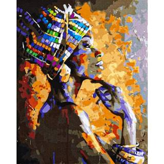 Astra Maľovanie podľa čísel AFRICAN SOUL,  na ráme,  40x50cm,  801023901
