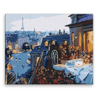 Malujsi Maľovanie podľa čísel - Víkend v Paríži - 50x40 cm,  plátno vypnuté na rám