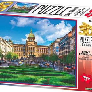 Prime 3D Puzzle Národné múzeum,  Praha 3D 1000 dielikov