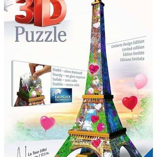 Ravensburger  3D puzzle Eiffelova veža (Love Edition) 216 dielikov značky Ravensburger