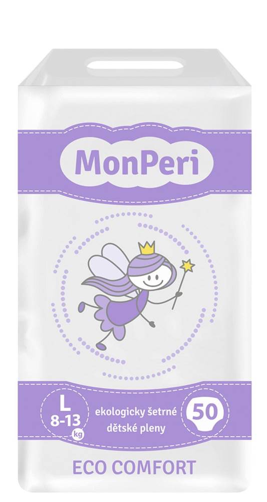 MonPeri  jednorazové plienky ECO comfort L (8-13 kg) 50ks značky MonPeri