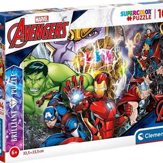 Clementoni  Brilliant puzzle Marvel: Avengers 104 dielikov značky Clementoni
