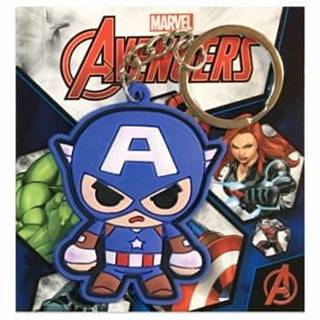Hollywood  2D kľúčenka - Kapitán Amerika - Marvel - 5, 5 cm značky Hollywood
