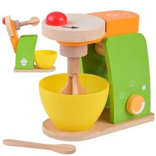 JOKOMISIADA  Drevená hračka mixér pre deti,  domáce spotrebiče ZA4118 značky JOKOMISIADA
