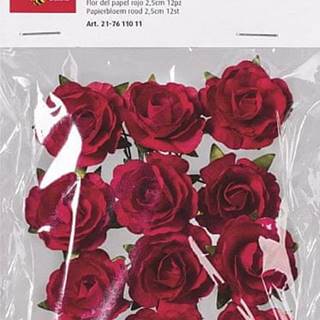 Knorr Prandell Papírové květiny - červené 12 ks