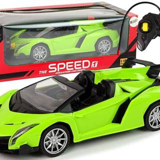 Lean-toys  Diaľkovo ovládané športové auto R/C 1:18 zelené značky Lean-toys