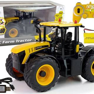 Lean-toys  Obrovský JCB diaľkovo ovládaný R/C LED traktor 1:16 značky Lean-toys