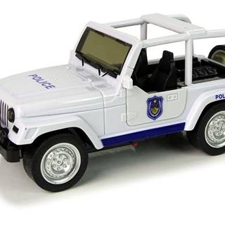 Lean-toys Off-road policajné auto biele