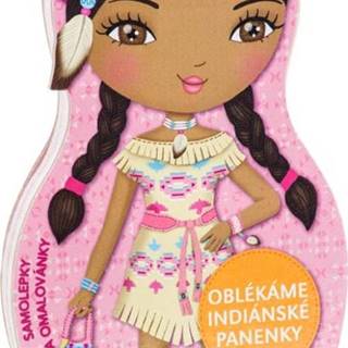 Obliekame indiánske bábiky Aponi - omaľovánky