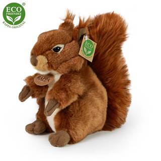Plyšová veverička 21 cm ECO-FRIENDLY