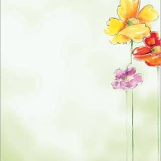 Sigel Papier s motívom Spring Flowers,  A4,  90 g,  DP123