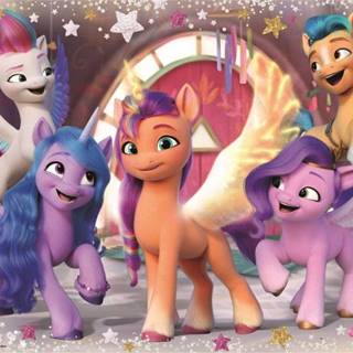 Trefl Puzzle My Little Pony: Radostní poníky MAXI 24 dielikov