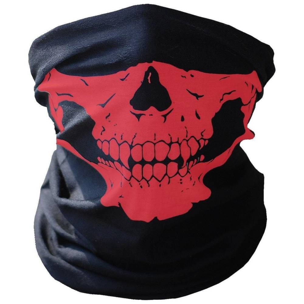 Northix  Maska na kostru / šatka / šál | Halloween - Skeleton Mask značky Northix