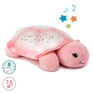 Cloud B  Twinkling Twilight Turtle- Nočné svetielko s melódiou,  Korytnačka,  ružová,  0m+ značky Cloud B