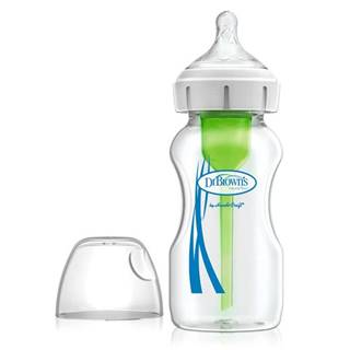 Dr.Brown´s Antikoliková dojčenská fľaša Options+ Wide-Neck,  270 ml