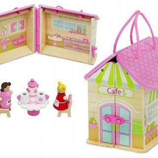 Malatec  6522 Drevený prenosný domček pre bábiky