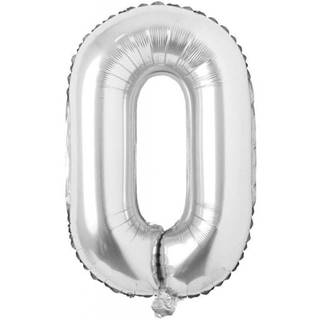Nafukovacie balóniky čísla maxi strieborné - 0 Číslo: 3
