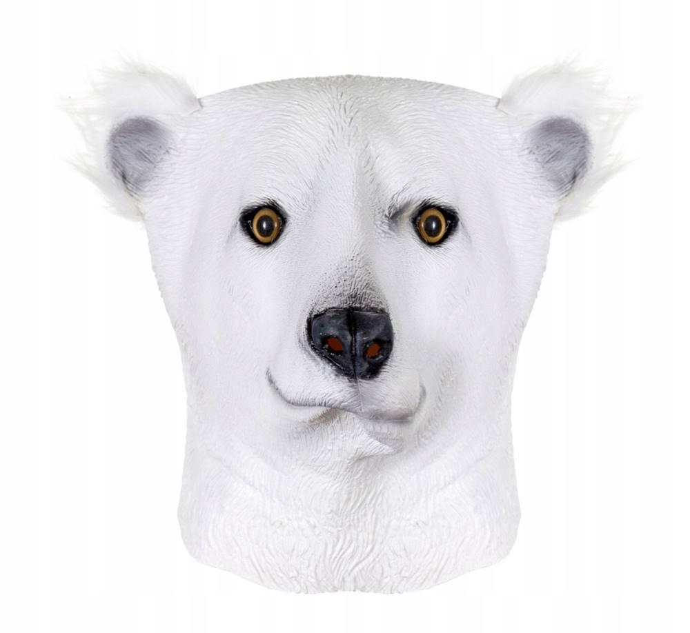 Korbi  Profesionálna latexová maska Polárny medveď značky Korbi